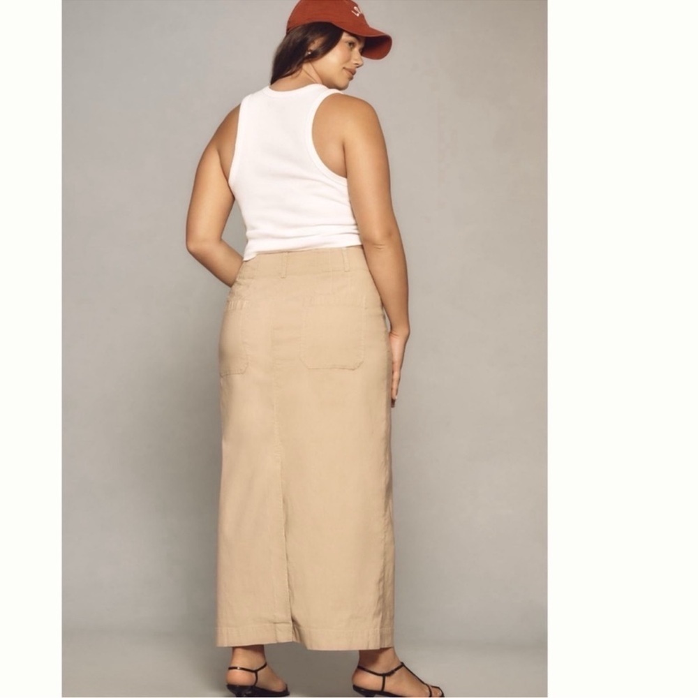 NWT Anthropologie Maeve Magic Fabric The Colette Maxi Skirt, XS 🟥 - Picture 10 of 11